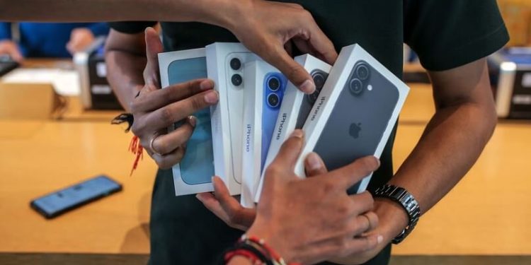 صادرات 5 میلیون آیفون از هند در ایالات متحده پس از یک ماه